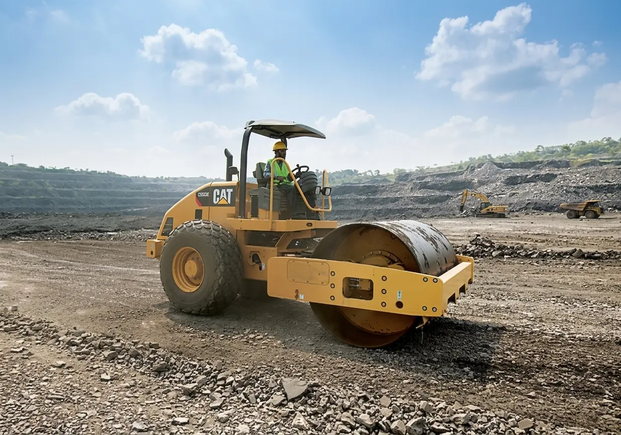 Compactadoras CAT y Volvo para alquiler en Panamá